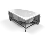 Ванна асимметричная JOANNA 140х90 правая