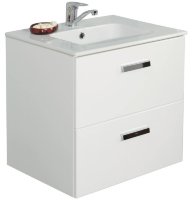 Тумба VICTORIA NORD 60 подвесная с двумя ящиками /45х56,5х58,5/ (бел) ROCA