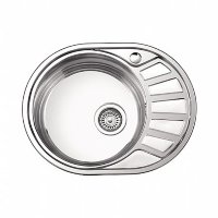 Мойка L65848 L декор (580х480x180) толщ. 0,8 врезная
