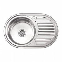 Мойка L67750 L декор (770х500х180) толщ. 0,8