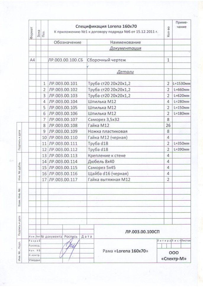 Рама для ванны LORENA 160